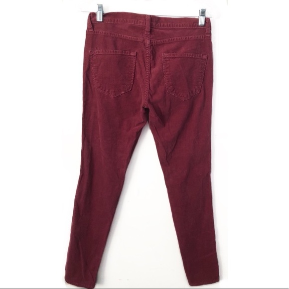 Foreign Exchange corduroy maroon pants - Picture 3 of 5
